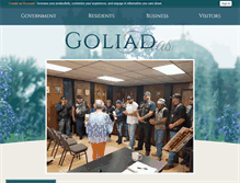 Tablet Screenshot of goliadtx.net